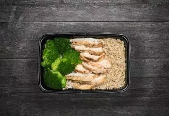 Char Grilled Chicken #2, Brown Rice, Broccoli