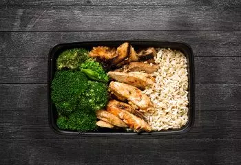 Sweet Chili Lime Chicken #2, Brown Rice, Broccoli