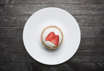 Strawberry Shortcake Protein Cheesecake