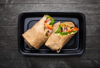Vegan Veggie Hummus Wrap