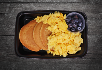 Pancake & Scrambled Egg Breakfast