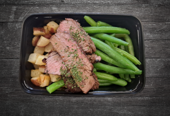 Steak Potatoes & Green Beans