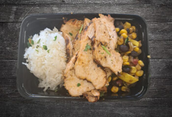 Garlic Butter Chicken & Zucchini Bowl
